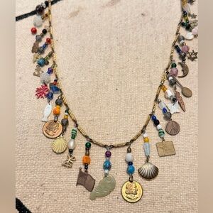 Vintage Style Colorful Charm Necklace 💖💖💖